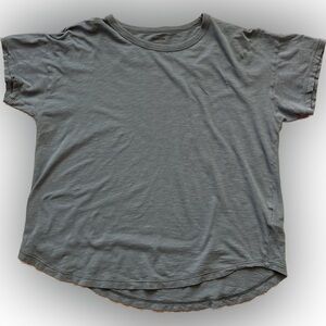 Madewell light blue crewneck 100% Cotton Short Sleeve t-shirt relaxed Women’s XL